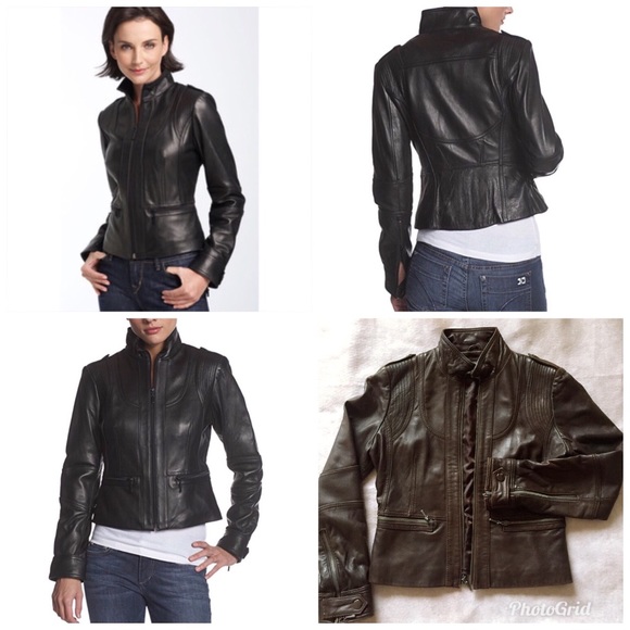 Kenneth Cole Reaction Jackets & Blazers - Real Leather Motorcycle jacket